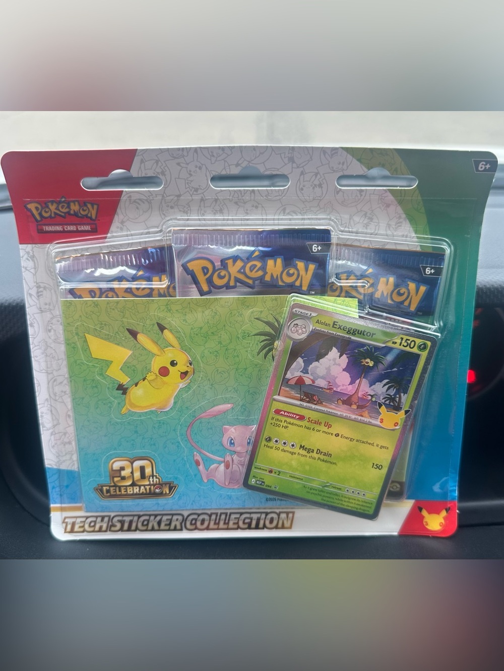 Pokemon 30th anniversary Tech sticker collection